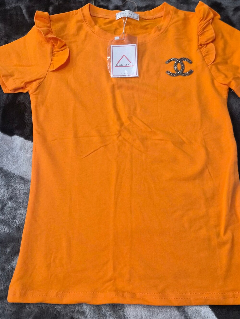 Women Orange Blouwe